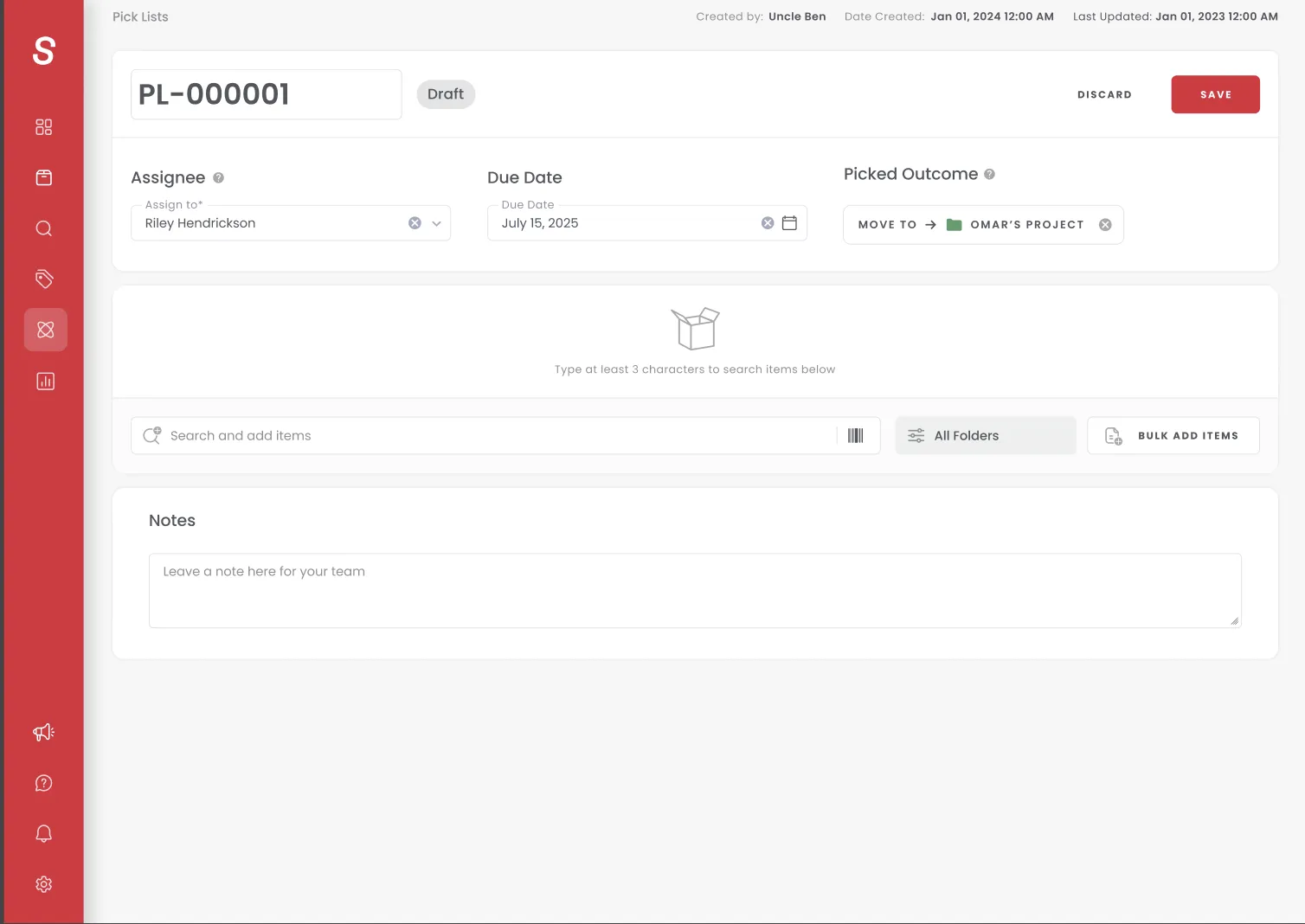 The original search experience with limited context